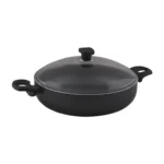 قابلمه کوتاه نچسب 30*7.5 سانتی متر 4.3 لیتر مشکی منچستر ریوالد 6504130-0411