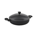 قابلمه کوتاه نچسب 30*7.5 سانتی متر 4.3 لیتر مشکی منچستر ریوالد 6504130-0411 | ریوالد ایران