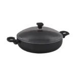 قابلمه کوتاه نچسب 32*8 سانتی متر 5.3 لیتر مشکی منچستر ریوالد 6504132-0411 | ریوالد ایران