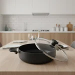 نیم قابلمه نچسب 28*9 سانتی متر 4.8 لیتر مشکی منچستر ریوالد 6506128-0411 | ریوالد ایران