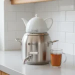 سماور روگازی 1.0 + 4.8 لیتر استیل مات لیورپول ریوالد 6818165-1020