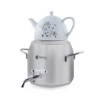 سماور روگازی 1.0 + 4.8 لیتر استیل مات لیورپول ریوالد 6818155-1020 | ریوالد ایران