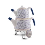 کتری و قوری 1.0 + 2.0 لیتر چینی بیرمینگام ریوالد 6724112-1133 | ریوالد ایران