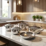 سرویس قابلمه 9 پارچه استیل براق لیورپول ریوالد 6801209-1021 | ریوالد ایران