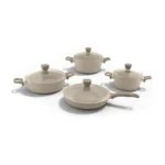 سرویس قابلمه 8 پارچه گرانیت بژ پریستون ریوالد 6501108-0306 | ریوالد ایران