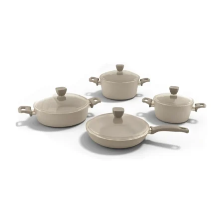 سرویس قابلمه 8 پارچه گرانیت بژ پریستون ریوالد 6501108-0306 | ریوالد ایران