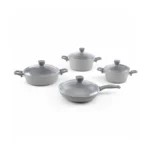 سرویس قابلمه 8 پارچه گرانیت طوسی پریستون ریوالد 6501108-0314 | ریوالد ایران