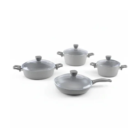 سرویس قابلمه 8 پارچه گرانیت طوسی پریستون ریوالد 6501108-0314 | ریوالد ایران