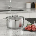 قابلمه 18*11 سانتی متر 2.15 لیتر استیل مات لیورپول ریوالد 6803218-1023 | ریوالد ایران