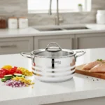 قابلمه 20*11.5 سانتی متر 3.15 لیتر استیل براق لیورپول ریوالد 6803220-1022 | ریوالد ایران