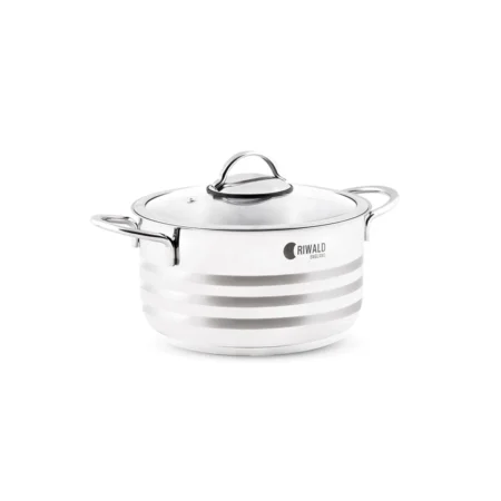 قابلمه 22*12 سانتی متر 4.8 لیتر استیل براق لیورپول ریوالد 6803222-1022 | ریوالد ایران