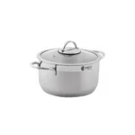 قابلمه 22*12 سانتی متر 4.8 لیتر استیل مات لیورپول ریوالد 6803222-1023 | ریوالد ایران