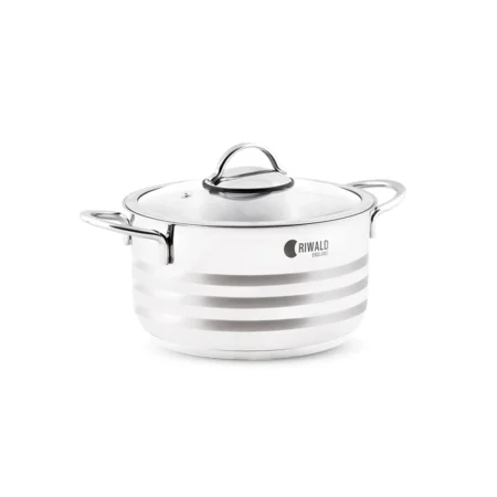 قابلمه 24*12.8 سانتی متر 5.25 لیتر استیل براق لیورپول ریوالد 6803224-1022 | ریوالد ایران
