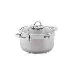 قابلمه 24*12.8 سانتی متر 5.25 لیتر استیل مات لیورپول ریوالد 6803224-1023 | ریوالد ایران