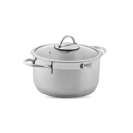 قابلمه 26*13.5 سانتی متر 6.3 لیتر استیل مات لیورپول ریوالد 6803226-1023 | ریوالد ایران