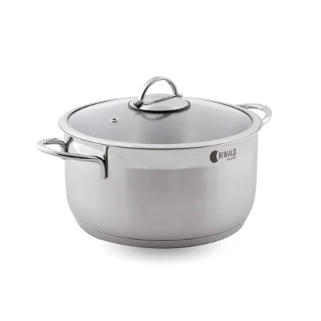 قابلمه 32*18 سانتی متر 11.1 لیتر استیل مات لیورپول ریوالد 6803232-1023 | ریوالد ایران