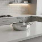 قابلمه کوتاه 24*7.8 سانتی متر 2.75 لیتر استیل مات لیورپول ریوالد 6804224-1023 | ریوالد ایران