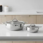 قابلمه کوتاه 28*8.5 سانتی متر 3.9 لیتر استیل براق لیورپول ریوالد 6804228-1022 | ریوالد ایران