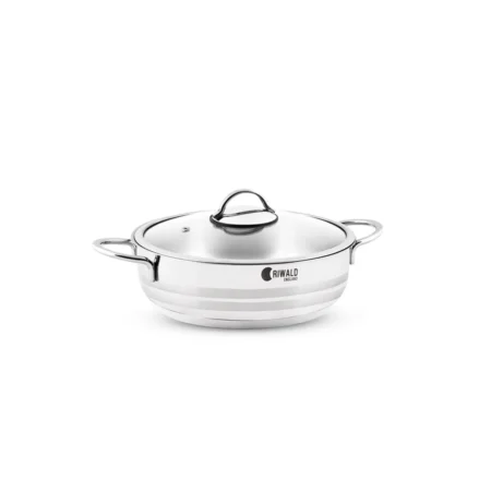 قابلمه کوتاه 28*8.5 سانتی متر 3.9 لیتر استیل براق لیورپول ریوالد 6804228-1022 | ریوالد ایران