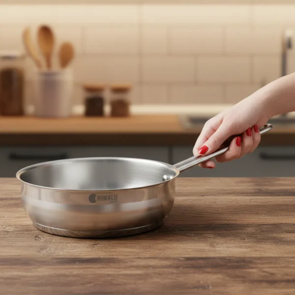 تابه 26*8.2 سانتی متر 3.25 لیتر استیل براق لیورپول ریوالد 6805026-1022 | ریوالد ایران