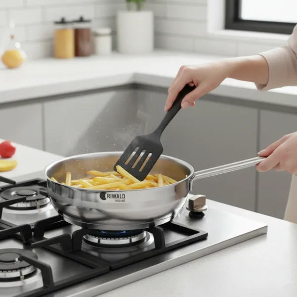 تابه 24*7.8 سانتی متر 2.75 لیتر استیل براق لیورپول ریوالد 6805024-1022 | ریوالد ایران