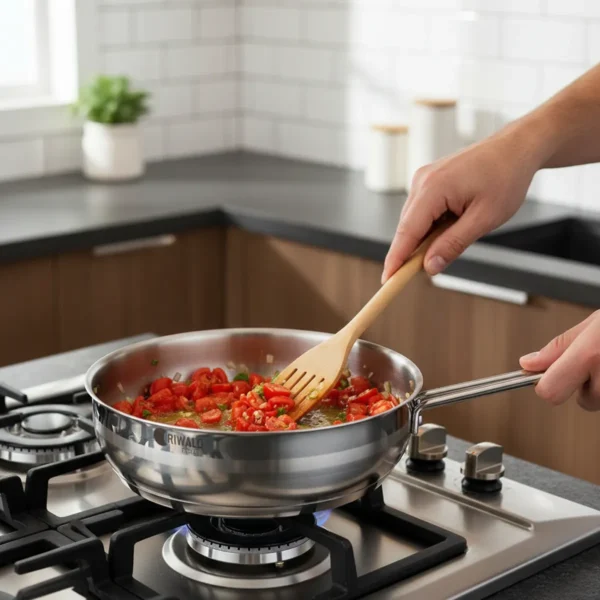 تابه 26*8.2 سانتی متر 3.25 لیتر استیل براق لیورپول ریوالد 6805026-1022 | ریوالد ایران