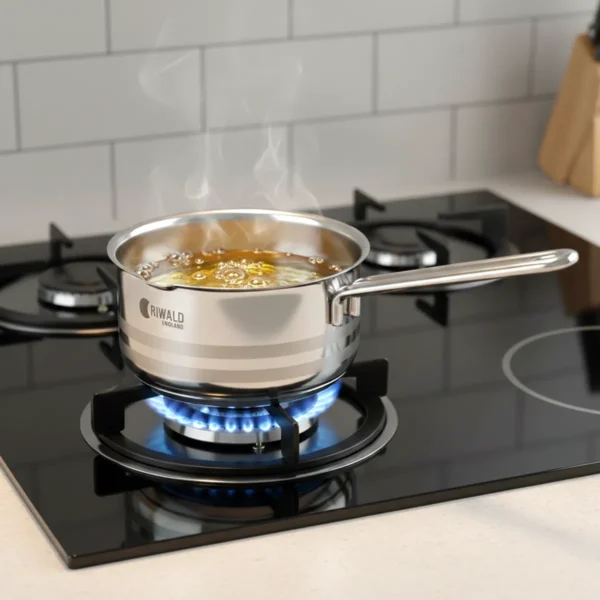 روغن داغ کن 14*7.5 سانتی متر 1.1 لیتر استیل براق لیورپول ریوالد 6810014-1022 | ریوالد ایران