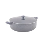 قابلمه کوتاه نچسب 36*10 سانتی متر 7 لیتر طوسی یورک ریوالد 6504236-0114 | ریوالد ایران